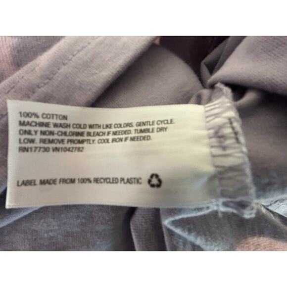 Wild Fable Short Sleeve Striped Collar Rugby Style Polo Shirt Purple, M, NWT - Picture 8 of 8